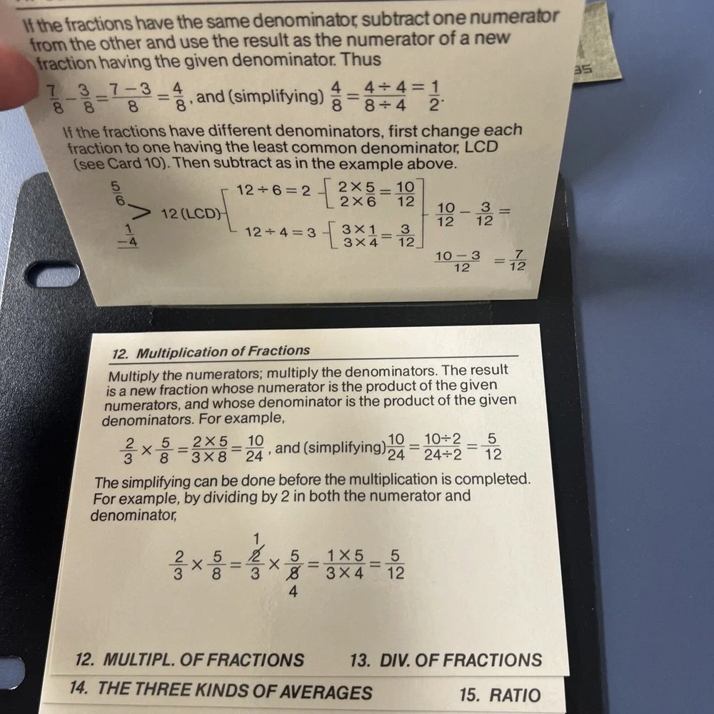 Basic Reference Math Flipper‎